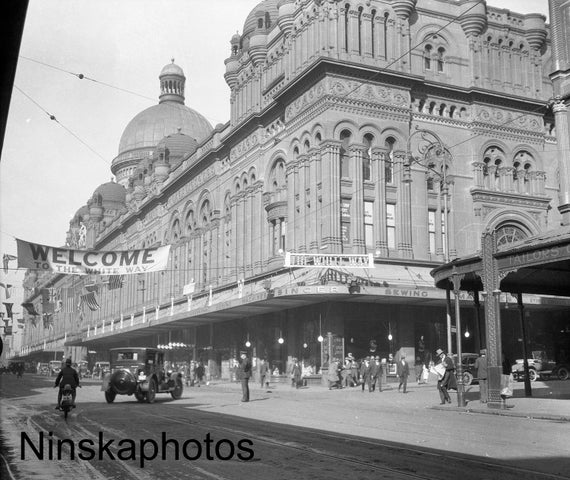 American Troops Visit to Sydney - Australia - 1925 - Fine Art Antique Photo Print - Vintage Photo - 2405