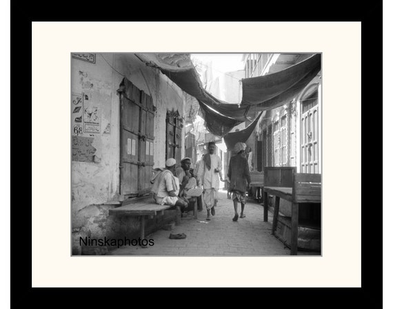 Street Scene in Delhi near Chandni Chowk, India Vintage Photo Reproduction by James Dearden Holmes - Historical Photo