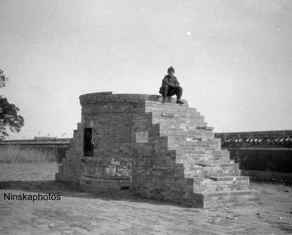 1920s Temple of Heaven, Peking - Beijing - China Antique Photo Reproduction - Vintage Photography - Black and White