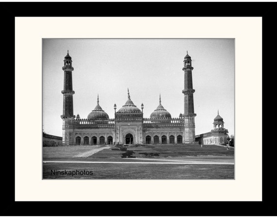 Jama Masjid at Bara Imambara, Lucknow, India Vintage Photo Reproduction by James Dearden Holmes - Historical Photo