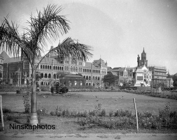 From Museum Grounds, Bombay - Mumbai, India - Vintage Photo Reproduction by James Dearden Holmes