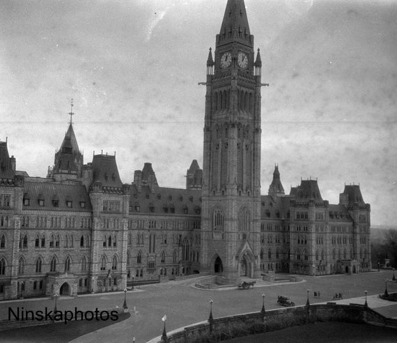 Dominion Parliament Buildings, Ottawa, Canada 1926 - Fine Art Antique Photo Print - Vintage Photo - 6754