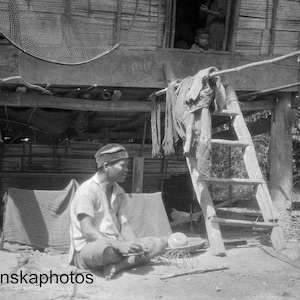 Balige, Sumatra - Local Man - Batak Culture - Indonesia - 1925 - Fine Art Antique Photo Print - Vintage Photo