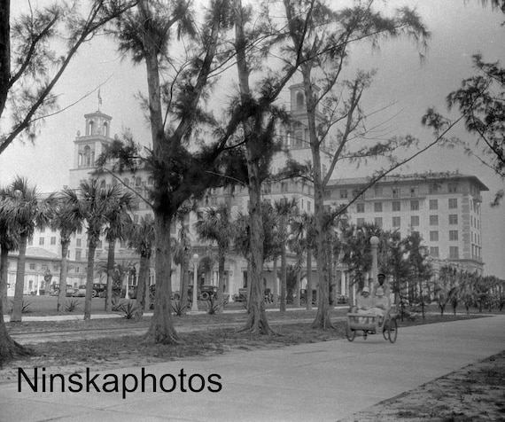 Palm Beach - The Breakers Hotel, Florida, United States, 1927 - Fine Art Antique Photo Print - Vintage Photo - 7403