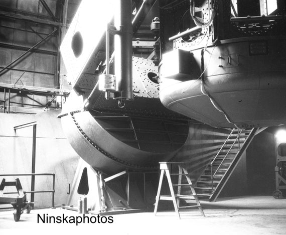 Telescope at the Mount Wilson Observatory - Los Angeles, California - USA - 1926 - Fine Art Antique Photo Print - Vintage Photo - 5713