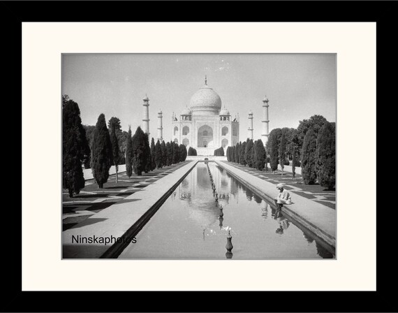 Taj Mahal, Agra, India Vintage Photo Reproduction by James Dearden Holmes - Historical Photo