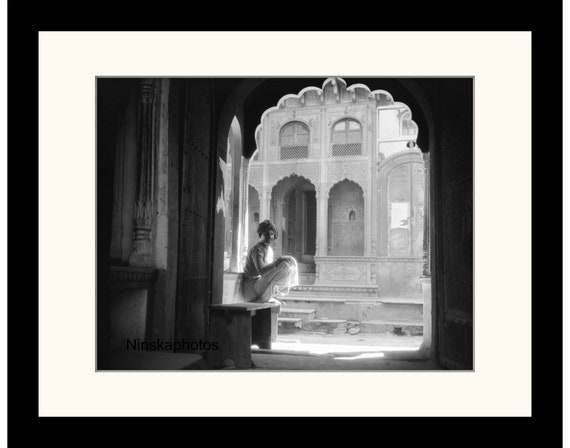 Street Scene in Delhi near Jain Temple, India Vintage Photo Reproduction by James Dearden Holmes - Historical Photo
