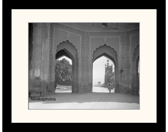 The Turkish Gate at Bara Imambara Mosque, Lucknow, India Vintage Photo Reproduction by James Dearden Holmes - Historical Photo
