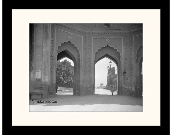 The Turkish Gate at Bara Imambara Mosque, Lucknow, India Vintage Photo Reproduction by James Dearden Holmes - Historical Photo