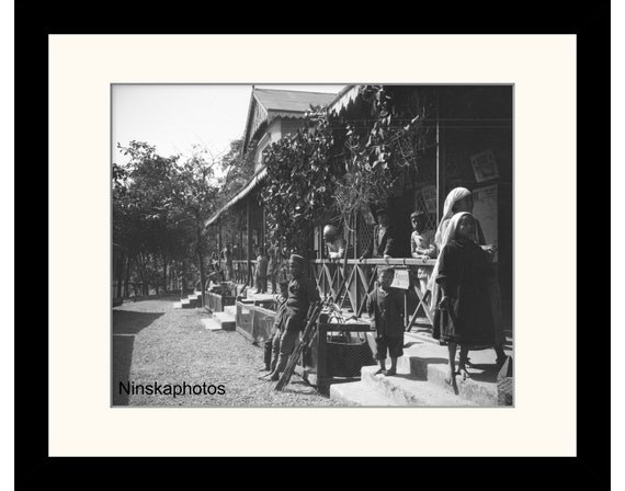 Tindharia Station on the Darjeeling Himalayan Railway, India Vintage Photo Reproduction by James Dearden Holmes