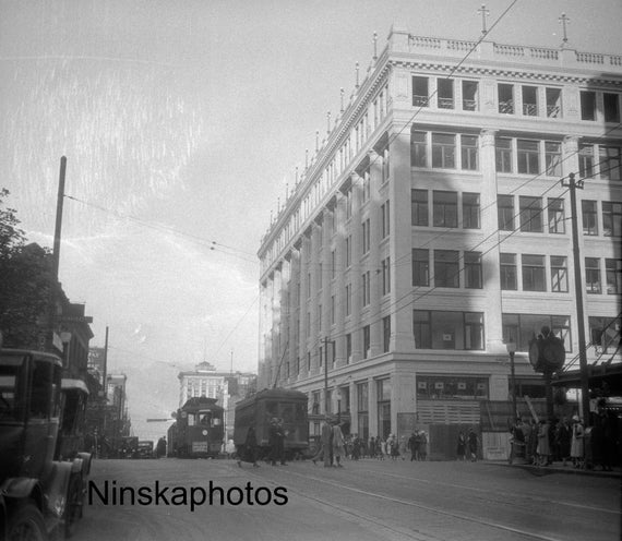 Vancouver, British Columbia - Granville Street - Canada 1926 - Fine Art Antique Photo Print - Vintage Photo - 6289