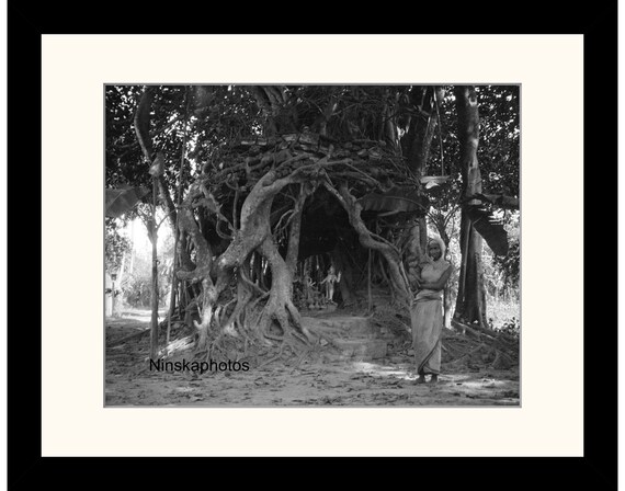 Village Temple near Calcutta (Kolkata) India Vintage Photo Reproduction by James Dearden Holmes - Historical Photography
