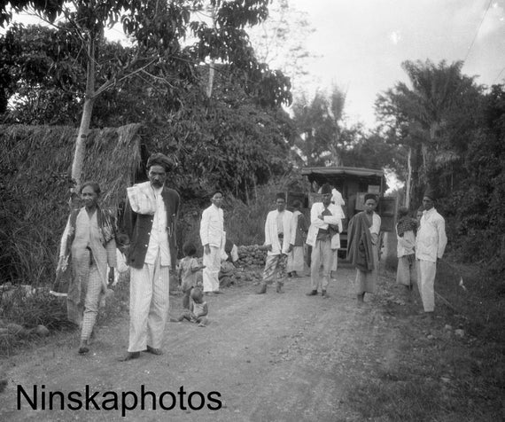 Sumatran Locals - Sumatra - Indonesia - 1925 - Fine Art Antique Photo Print - Vintage Photo - 3399