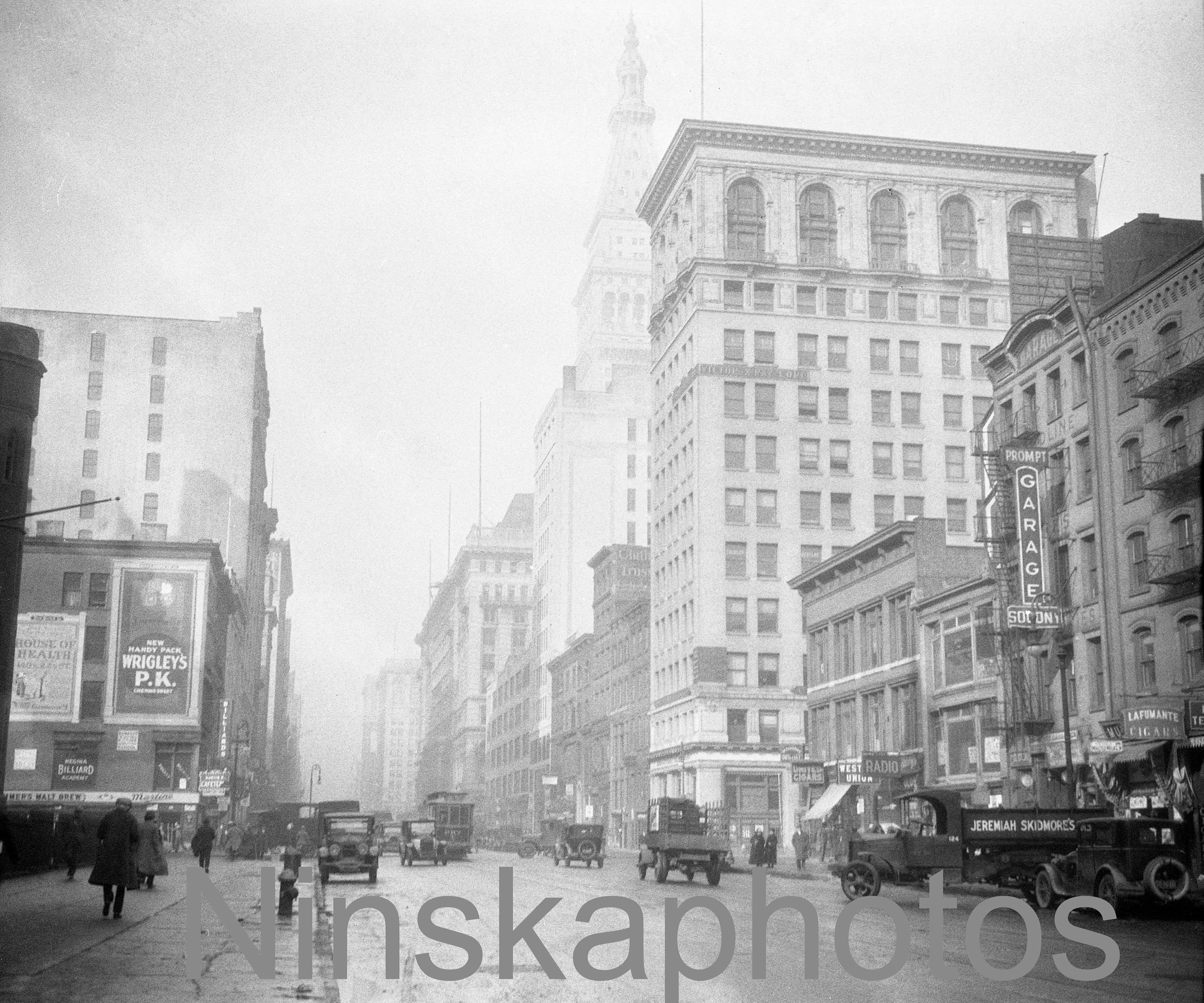 new york city street scene