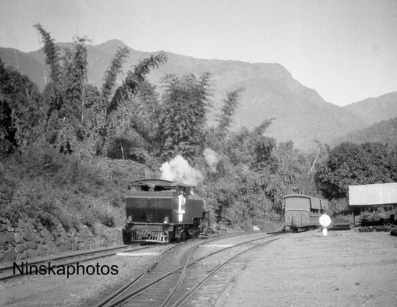 Cog Railway at the foot of the Nilgiri Hills, India - Vintage Photo Reproduction by James Dearden Holmes - Historical Photo - Udhagamandalam