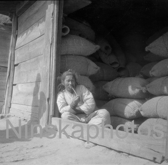 Smoking Man, Seoul, Korea, 1920s antique photo reprint, vintage photo, art photo