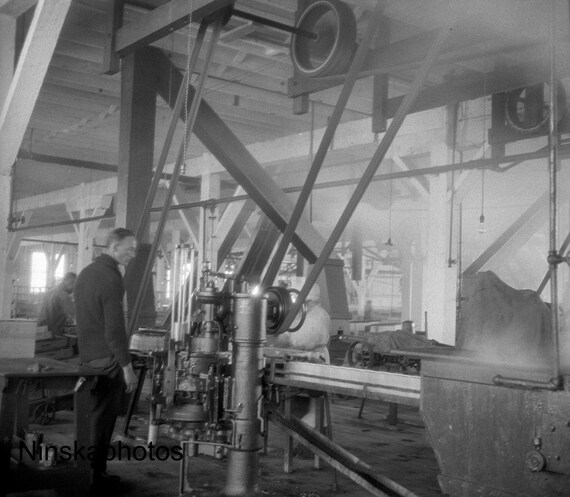 Steveston Salmon Canning Factory, Cannery, British Columbia, BC, Canada 1926 - Fine Art Antique Photo Print - Vintage Photo - 6330