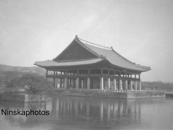 Seoul - Gyeongbokgung Palace, Summer Pavilion - Korea - 1925 - Fine Art Antique Photo Print - Vintage Photo - 4671