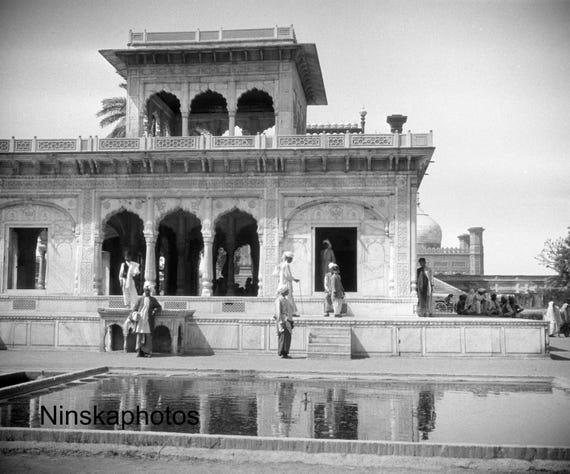 Marble Tomb, Lahore by J. Dearden Holmes, 1920s antique photo reprint, India, Pakistan