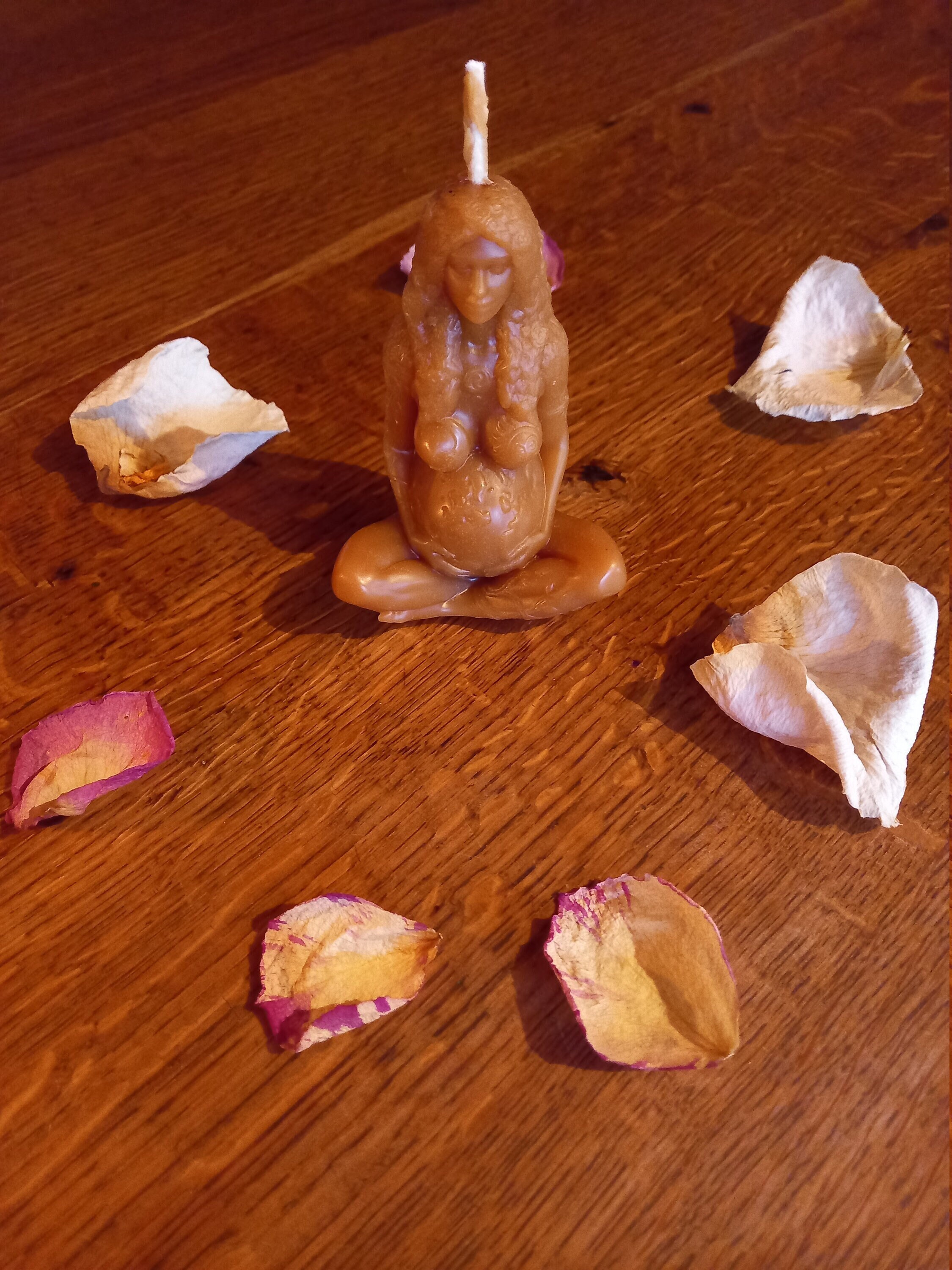 Bougie Mère Cosmique en Cire D Abeille