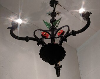 Medieval Modern 8 Light Octagon Chandelier | Round Medieval Modern 8 Light Octagon Chandelier | Round