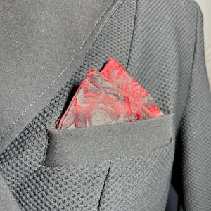 Prefolded Pocket Square - Rose Queen - Etsy