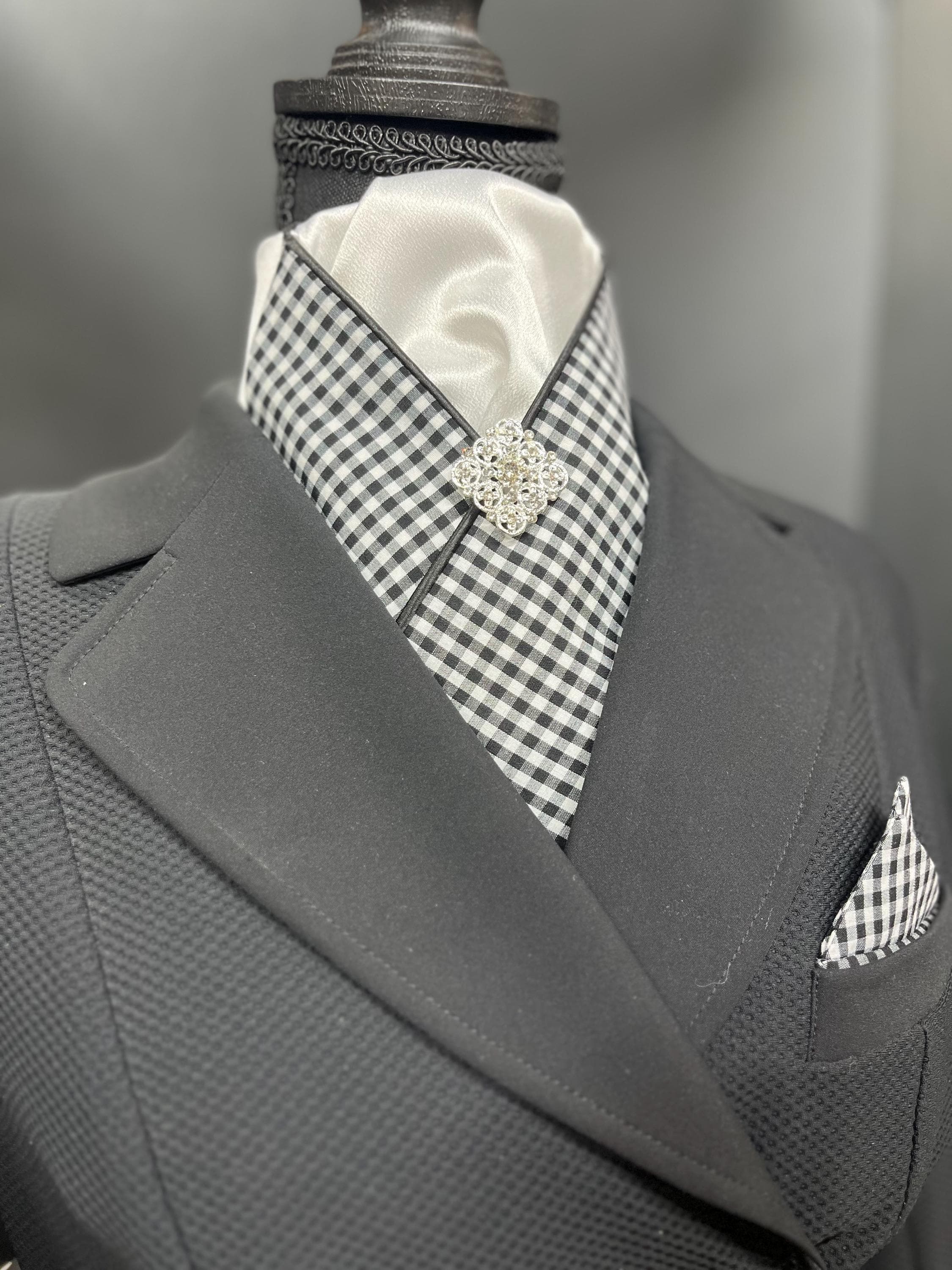 Dressage Stock Tie- Gingham