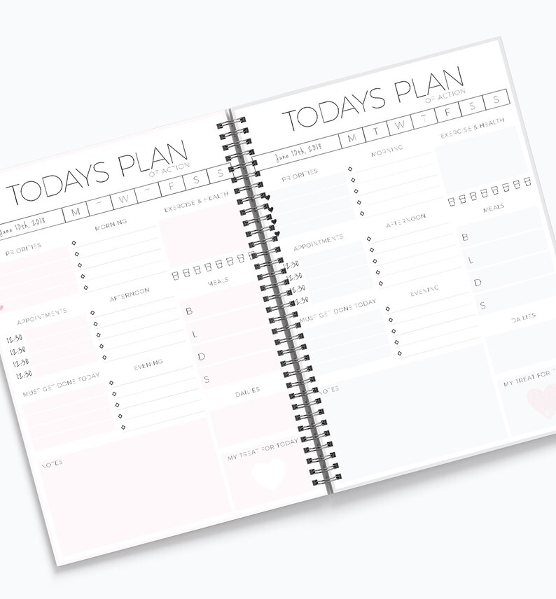 Daily Planner Printable, to Do List, Personal Day Planner, Daily Agenda