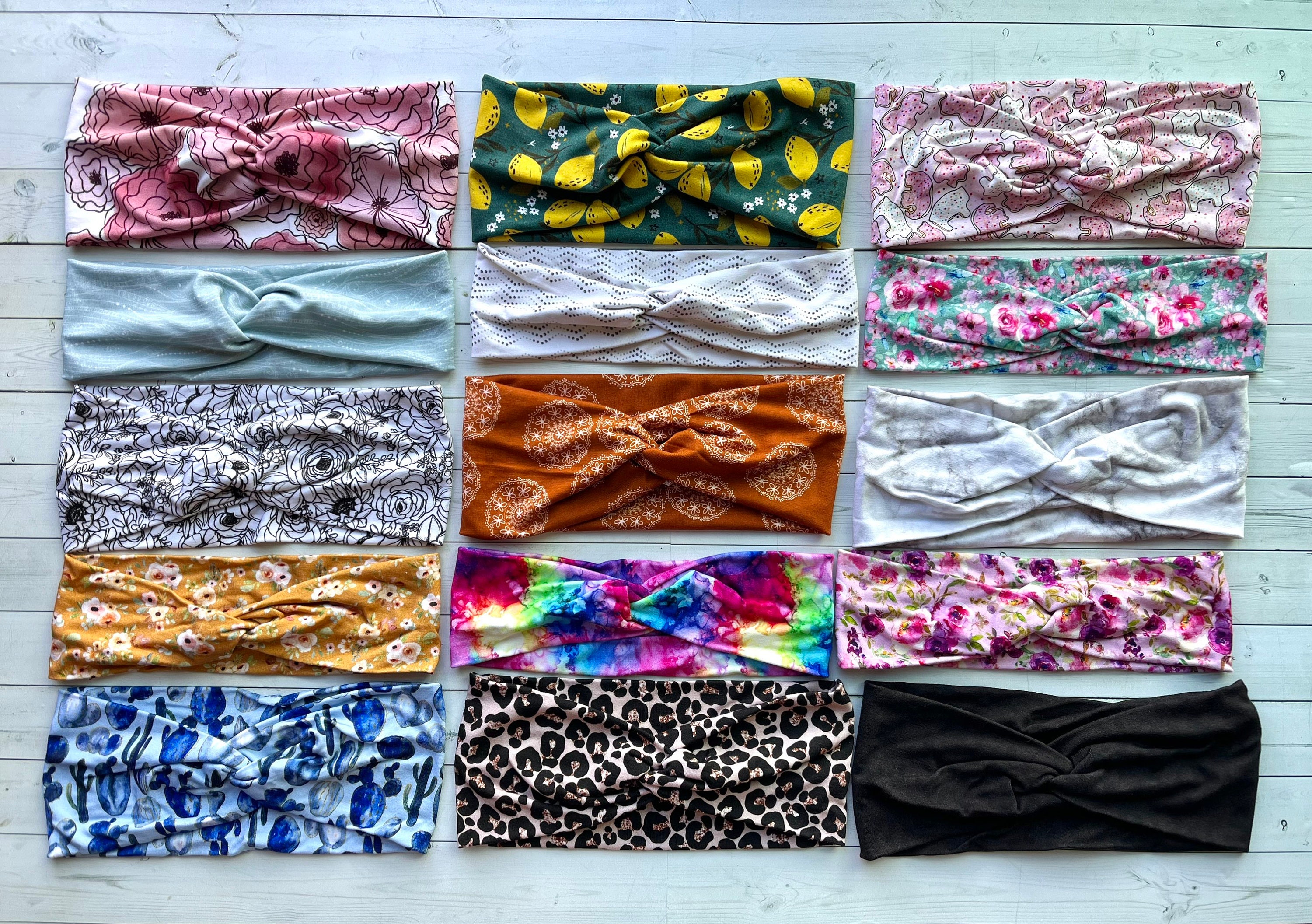 Floral Twist Headband - Etsy