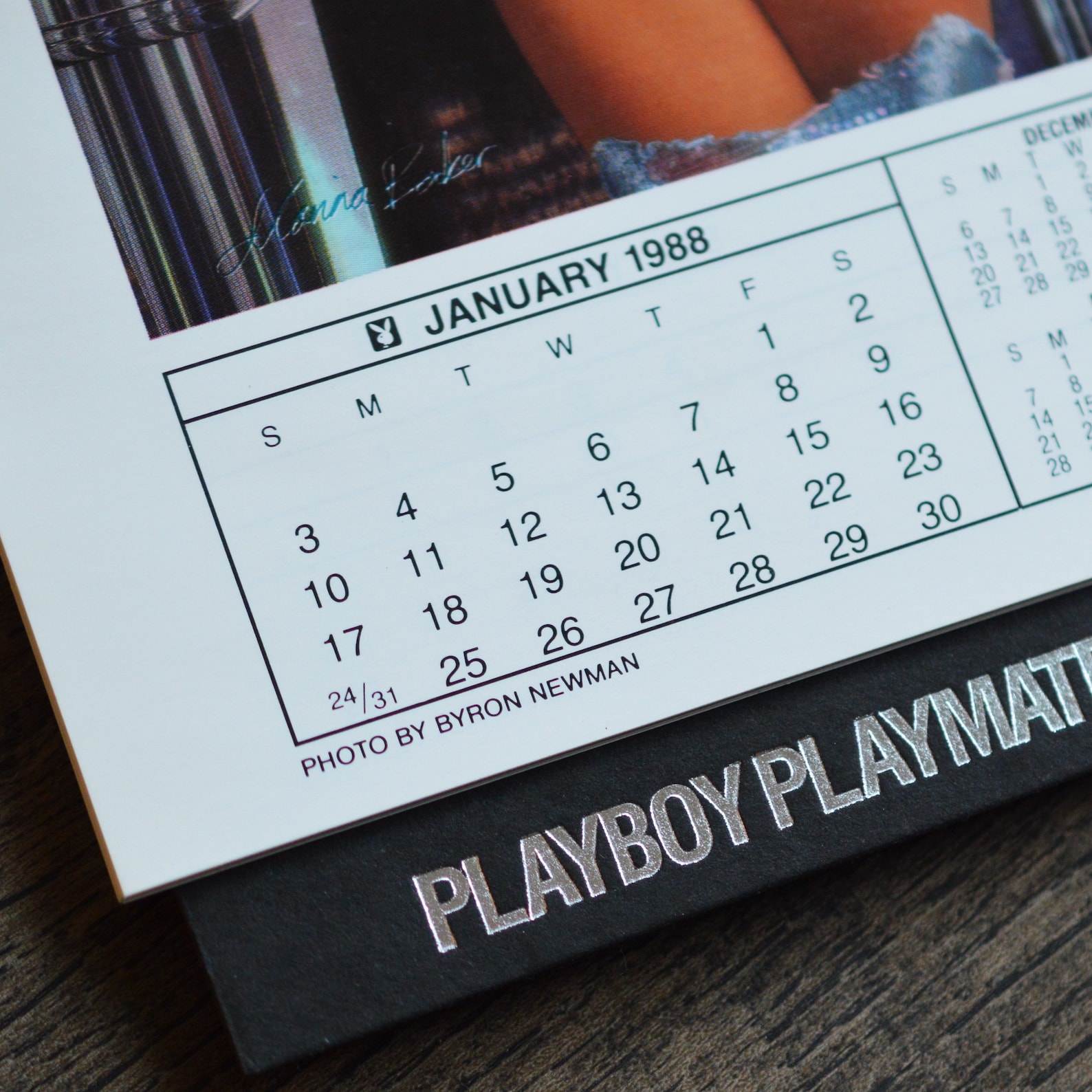 Vintage 80s Playboy Playmate 1988 Desk Calendar Playboy | Etsy