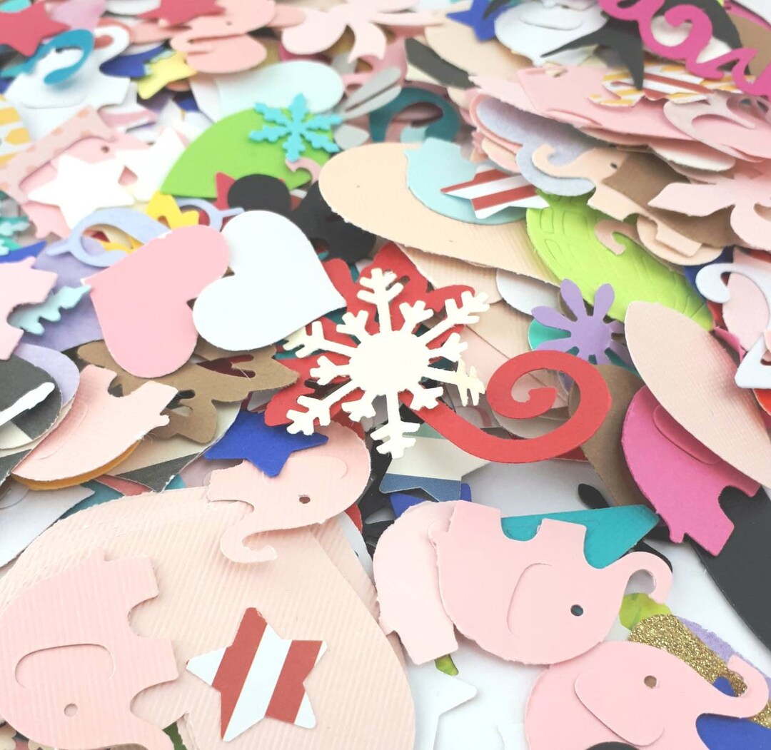 Die Cut Paper Shapes 5 Minute Crafts Random Mix Perfect for Etsy