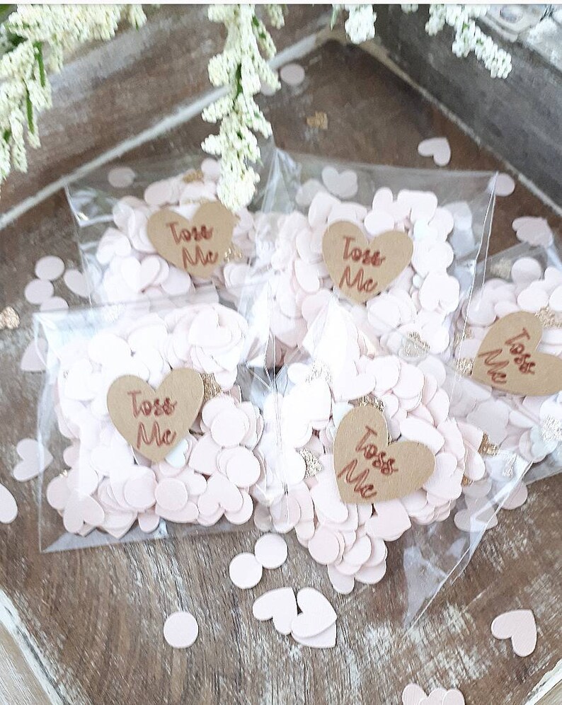 Wedding Confetti Toss Hooray Confetti Toss Newlywed Etsy