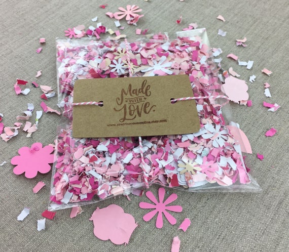 Pink Ribbon Breast Cancer Awareness Supplies Confetti Table