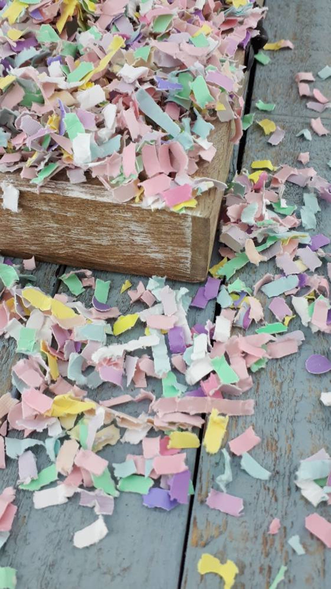 Bulk Shredded Paper Confetti Pastel Colors 5oz 10oz 1lb DIY Etsy