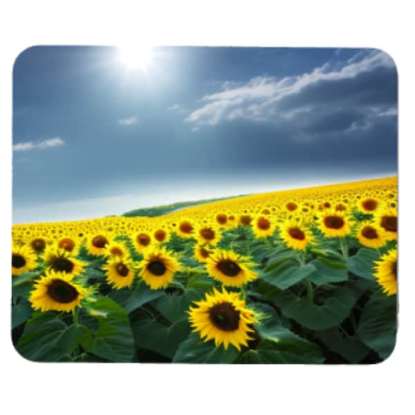 Sunflower Large Mouse Pad for Gaming Computer Laptop Office Rectangle 9x7 Office Desk Decoration