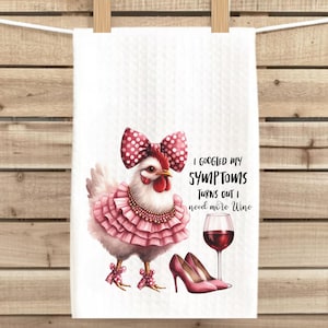 Strofinaccio esilarante con pulcino, citazione divertente sul pollo, strofinaccio da cucina con umorismo sul pollaio, strofinaccio con pollo, regalo per gli amanti del pollo, arredamento rustico da fattoria