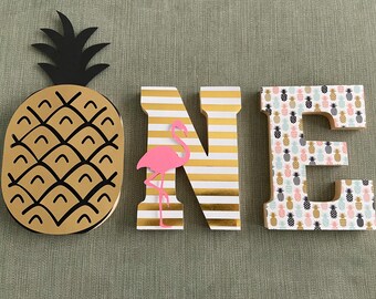 Lettere di ananas ONE
