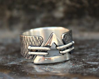 Available In All Metals /& Sterling Silver 4.0 mm Narrow Southwestern Saguaro Style Wedding Band