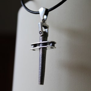 Silver men&#39;s cross pendant,Unorthodox design,Solid sterling silver 925,Unusual silver cross,Handcrafted pendant,For him,Up-to-date pendant