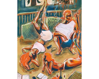 Pages of Tomorrow – Slow Love – Lust & Light – Queer Liberation Poster