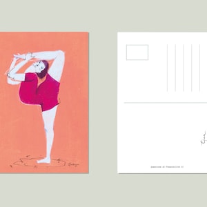 Cartolina Stampa Arte Illustrazione - Questione di flessibilità II