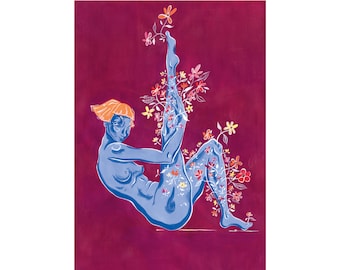 GARDENING &quot;Legs&quot; - Poster Art Queer Feminist Body Positivity