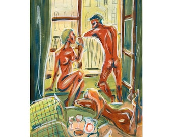 Revolution in the Light – Slow Love Freedom – Lust & Light – Queer Art Poster