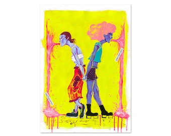 Rigurgito Sociale 2 -  Art Poster Punk Political Queer Feminist