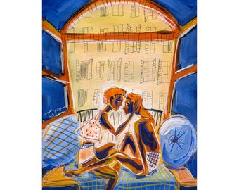 Whispers from the Window – Slow Love – Lust & Light – Queer Golden Hour Poster
