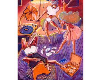 Rebel Joy – Slow Love – Lust & Light – Queer Bedroom Poster