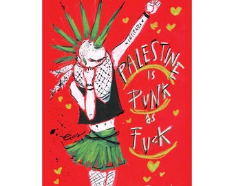 Rebel Fist – Break the Frame – Queer Political Art Print | Slow Love as Resistance