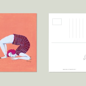 Cartolina Stampa Arte Illustrazione - Questione di flessibilità I