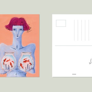 Cartolina Stampa Arte Illustrazione - Equilibrio