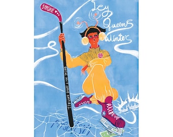 ICY QUEENS WINTER – Art Print Rebel Queens Against Oppression
